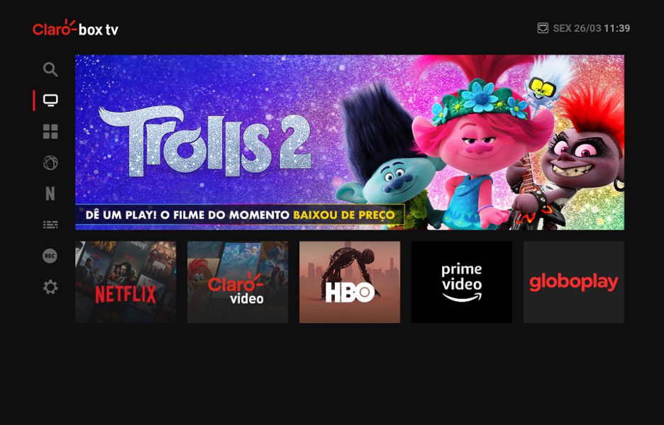 Claro integra  Prime Video ao Box TV