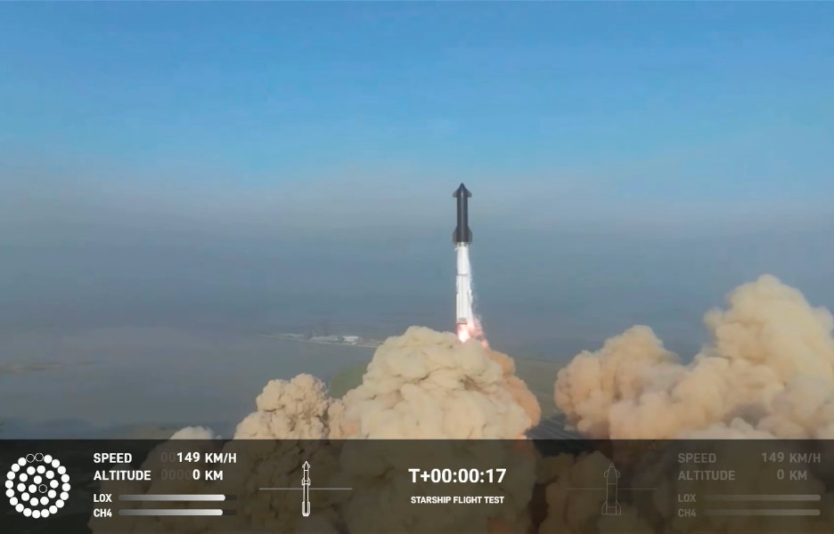 Nave Starship, da SpaceX, explode poucos minutos após decolar