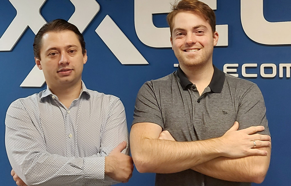 Diretores da Axxel, Felipe Scandelari e Christian Alberti