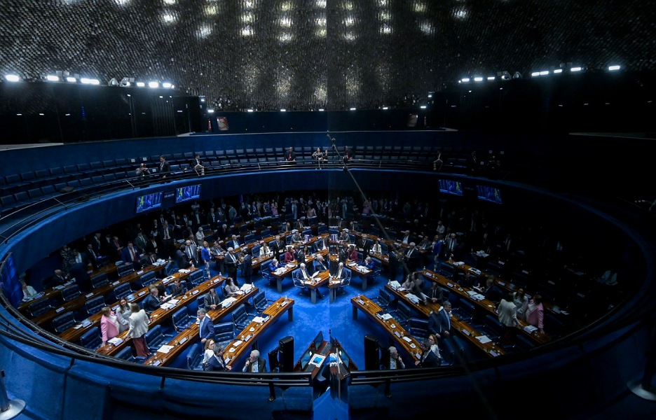 Senado aprova regulamentação para inteligência artificial 1 Plenário do Senado aprova PL de IA sem destaques de emendas | Foto: Andressa Anholete/Agência Senado